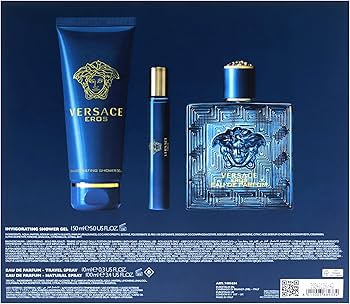 VERSACE EROS 香水セット 100ml + シャワージェル 150ml Amazon.com : Versace Eros Men's 3 Pcs Gift Set: 3.4 Ounce EDT + 5